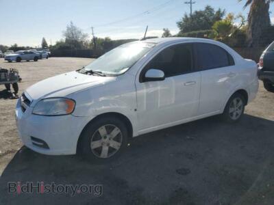 2009 Chevrolet AVEO LS, white — VIN KL1TD56E59B624886, Copart