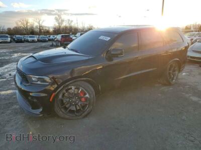 2024 Dodge DURANGO SRT Hellcat, maroon — VIN 1C4SDJH94RC125696, Copart