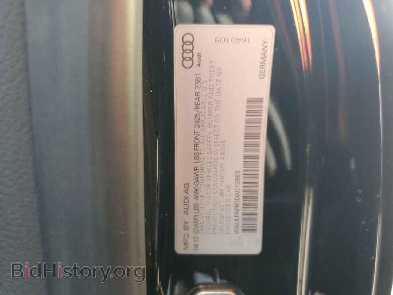 2013 AUDI A5 - VIN: WAULFAFR5DA073983 - Фото 12