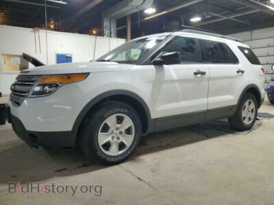 2013 Ford EXPLORER, white — VIN 1FM5K7B95DGB84526, Copart