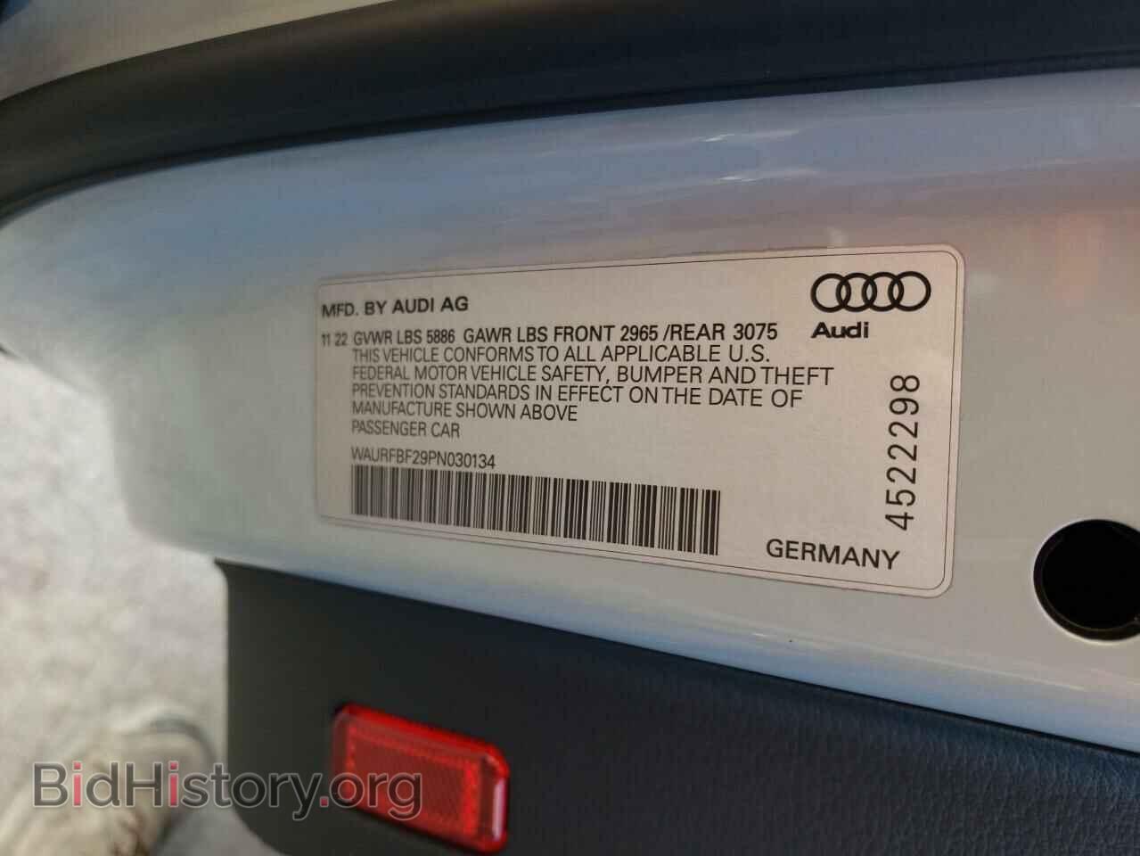 2023 AUDI S7/RS7 - VIN: WAURFBF29PN030134 - Фото 12