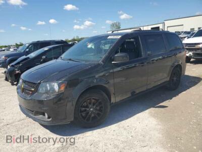 2019 Dodge CARAVAN GT, черный — VIN 2C4RDGEG4KR747586, Copart