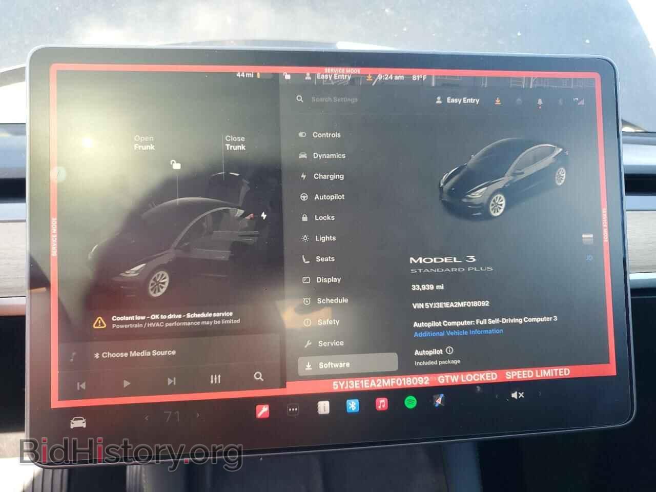 2021 TESLA MODEL 3 - VIN: 5YJ3E1EA2MF018092 - Photo 9
