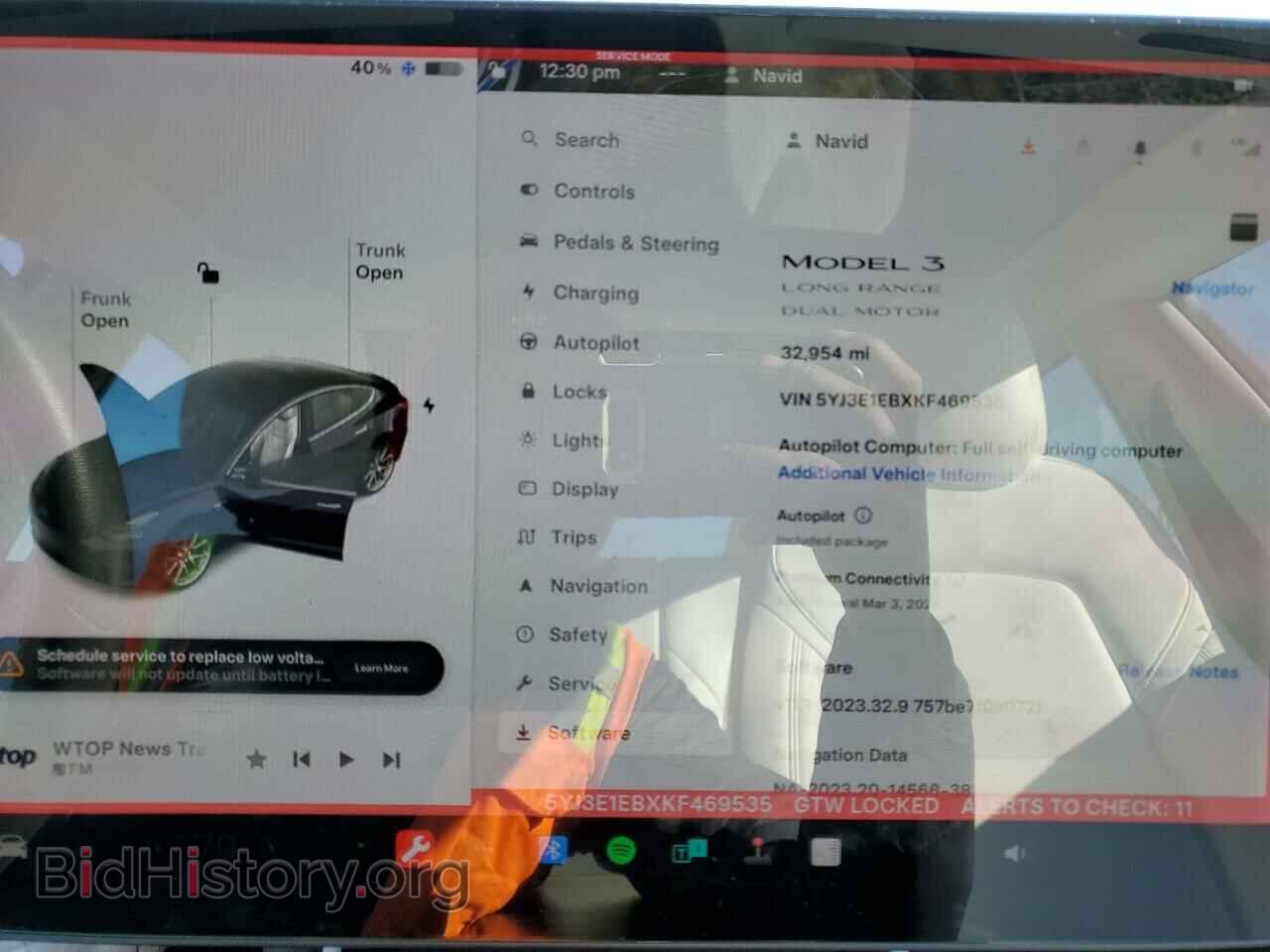 2019 TESLA MODEL 3 - VIN: 5YJ3E1EBXKF469535 - Photo 9