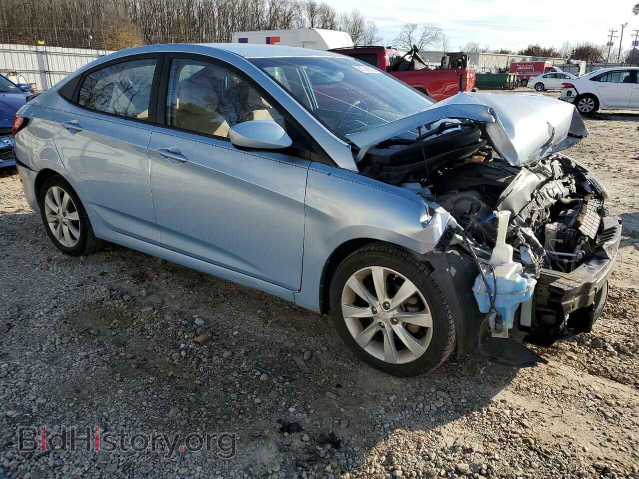 2014 HYUNDAI ACCENT - VIN: KMHCU4AE7EU738487 - Фото 4