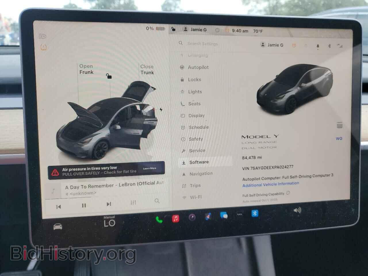 2023 TESLA MODEL Y - VIN: 7SAYGDEEXPA024277 - Photo 9