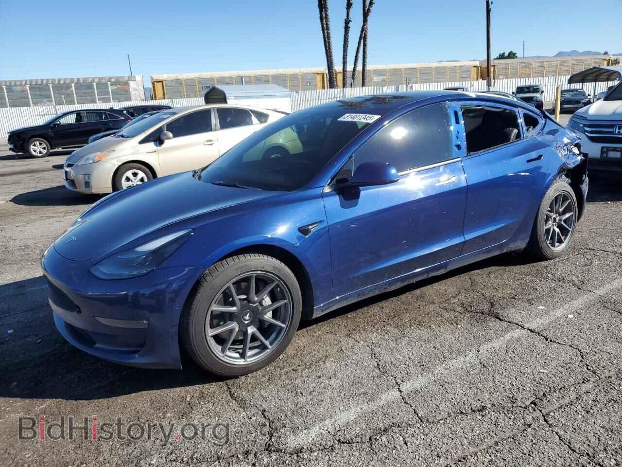 Photo 5YJ3E1EB0NF133803 - TESLA MODEL 3 2022