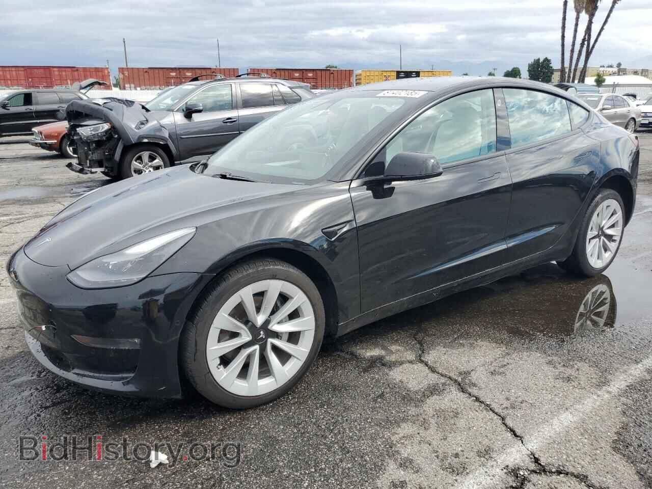 Photo 5YJ3E1EA9MF085885 - TESLA MODEL 3 2021