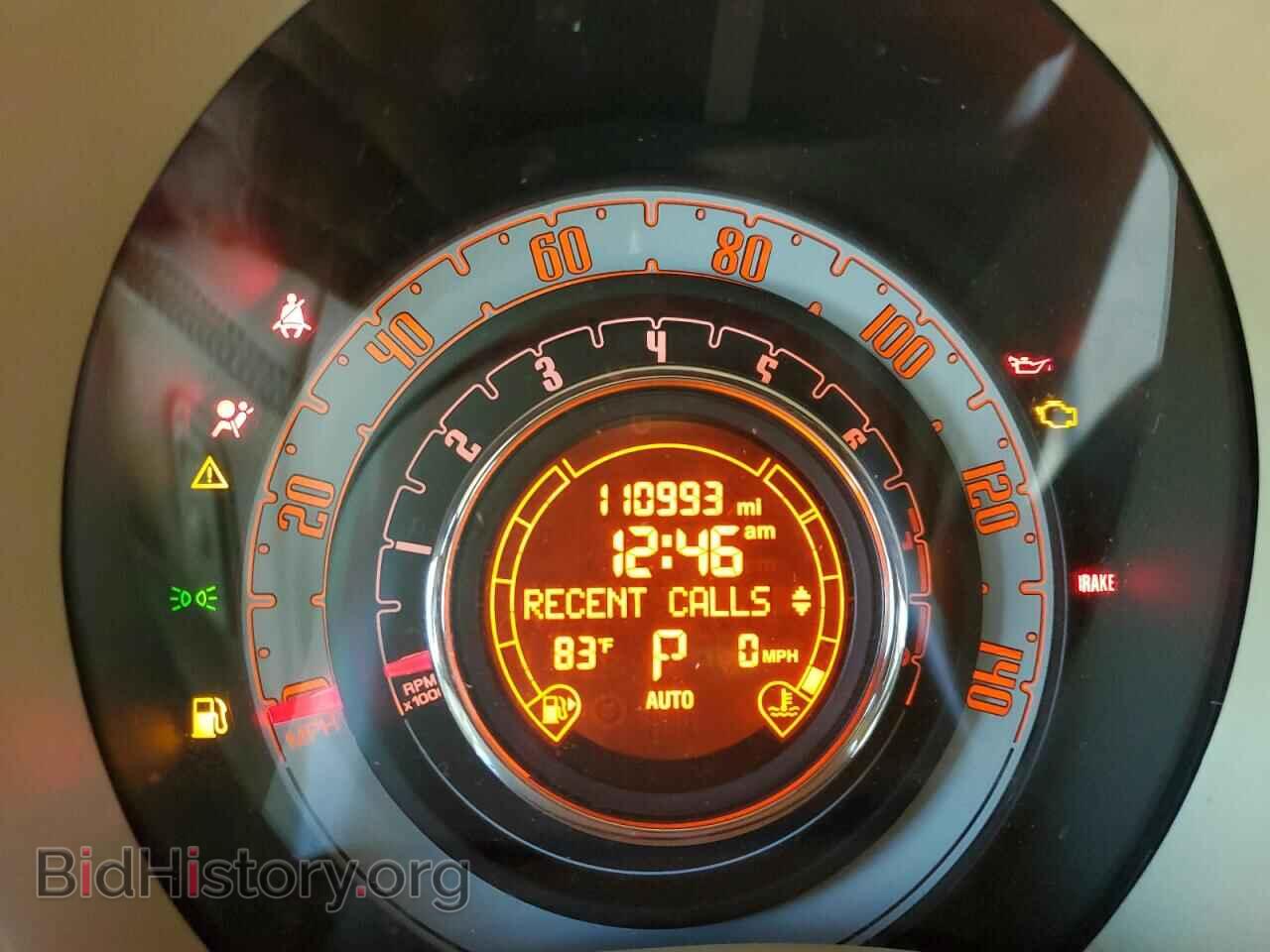 2013 FIAT 500 - VIN: 3C3CFFER5DT706996 - Фото 9