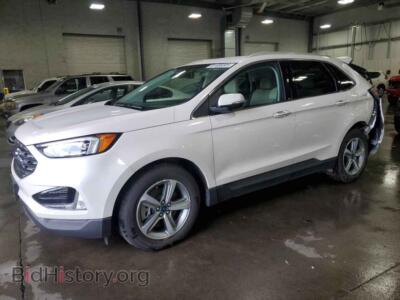 2019 Ford EDGE Titanium, белый — VIN 2FMPK4K92KBB61619, Copart