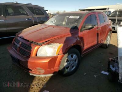 2008 Dodge CALIBER, orange — VIN 1B3HB28B78D754680, Copart