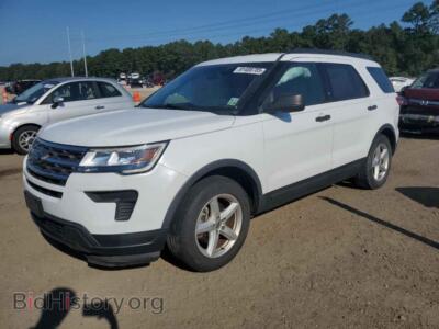 2018 Ford EXPLORER, белый — VIN 1FM5K7B85JGB75182, Copart