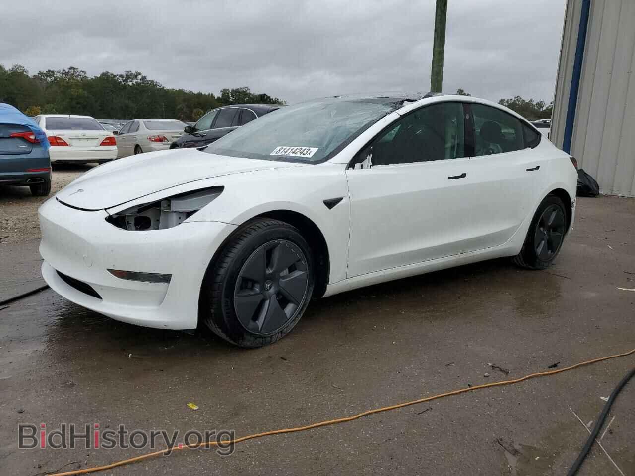 Photo 5YJ3E1EA9MF090701 - TESLA MODEL 3 2021