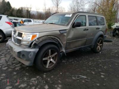 2007 Dodge NITRO SXT, бежевый — VIN 1D8GT28K37W644527, Copart