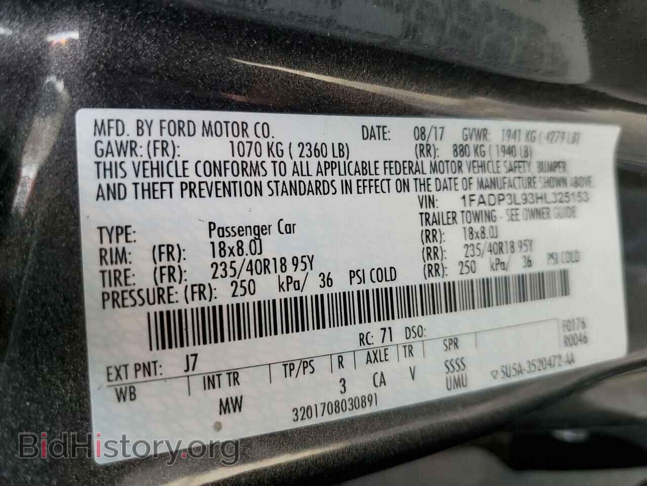 2017 FORD FOCUS - VIN: 1FADP3L93HL325153 - Photo 12