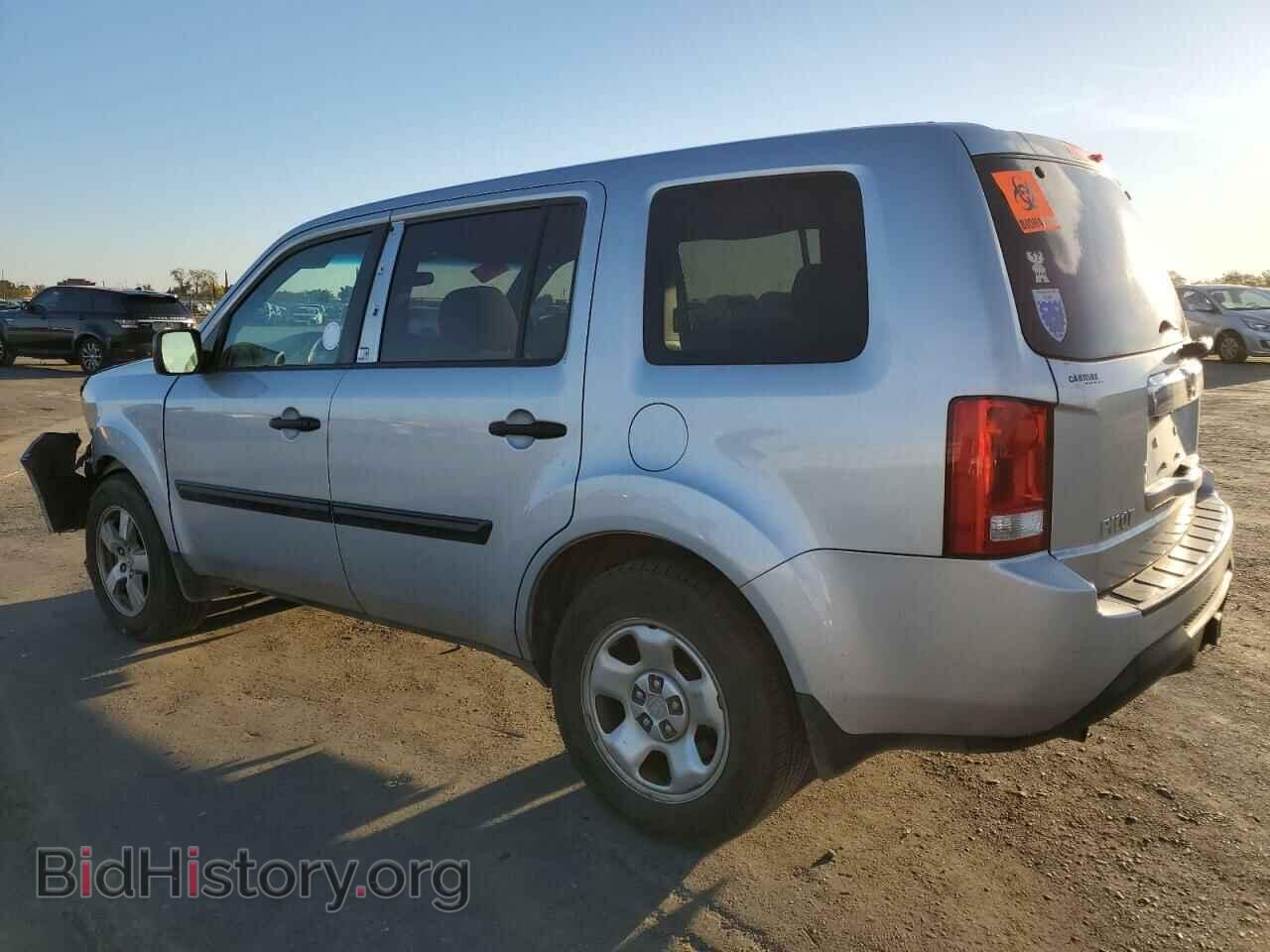2012 HONDA PILOT - VIN: 5FNYF3H23CB009578 - Фото 2