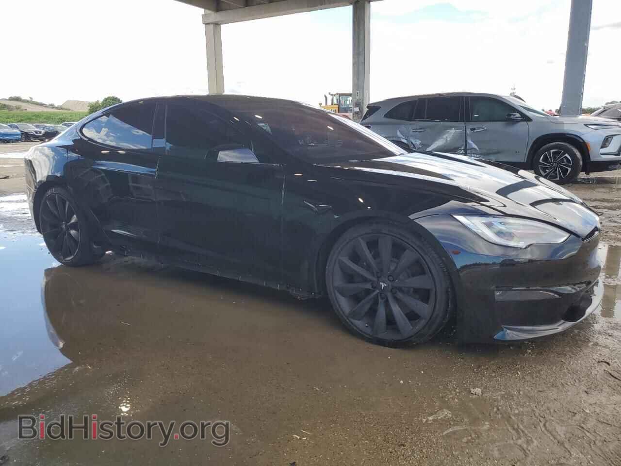 2021 TESLA MODEL S - VIN: 5YJSA1E50MF441005 - Фото 4