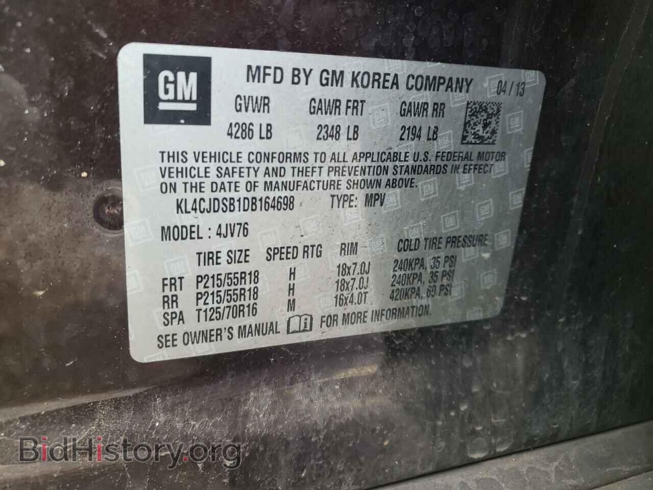 2013 BUICK ENCORE - VIN: KL4CJDSB1DB164698 - Photo 13