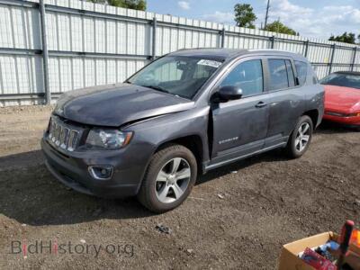 2017 Jeep COMPASS Latitude, серый — VIN 1C4NJDEB9HD111493, Copart