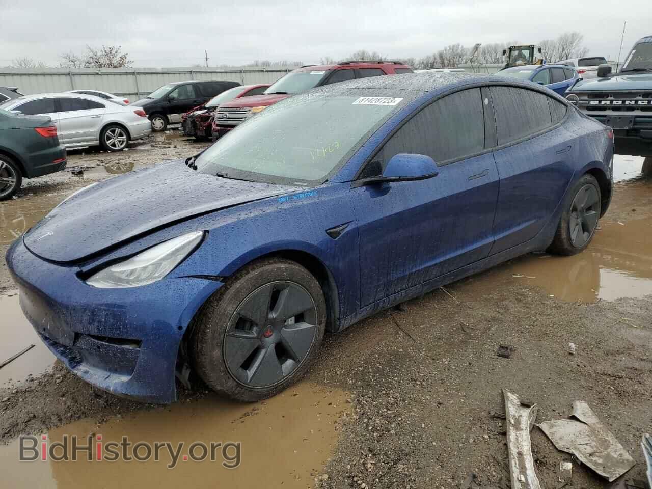 Photo 5YJ3E1EB9MF853258 - TESLA MODEL 3 2021