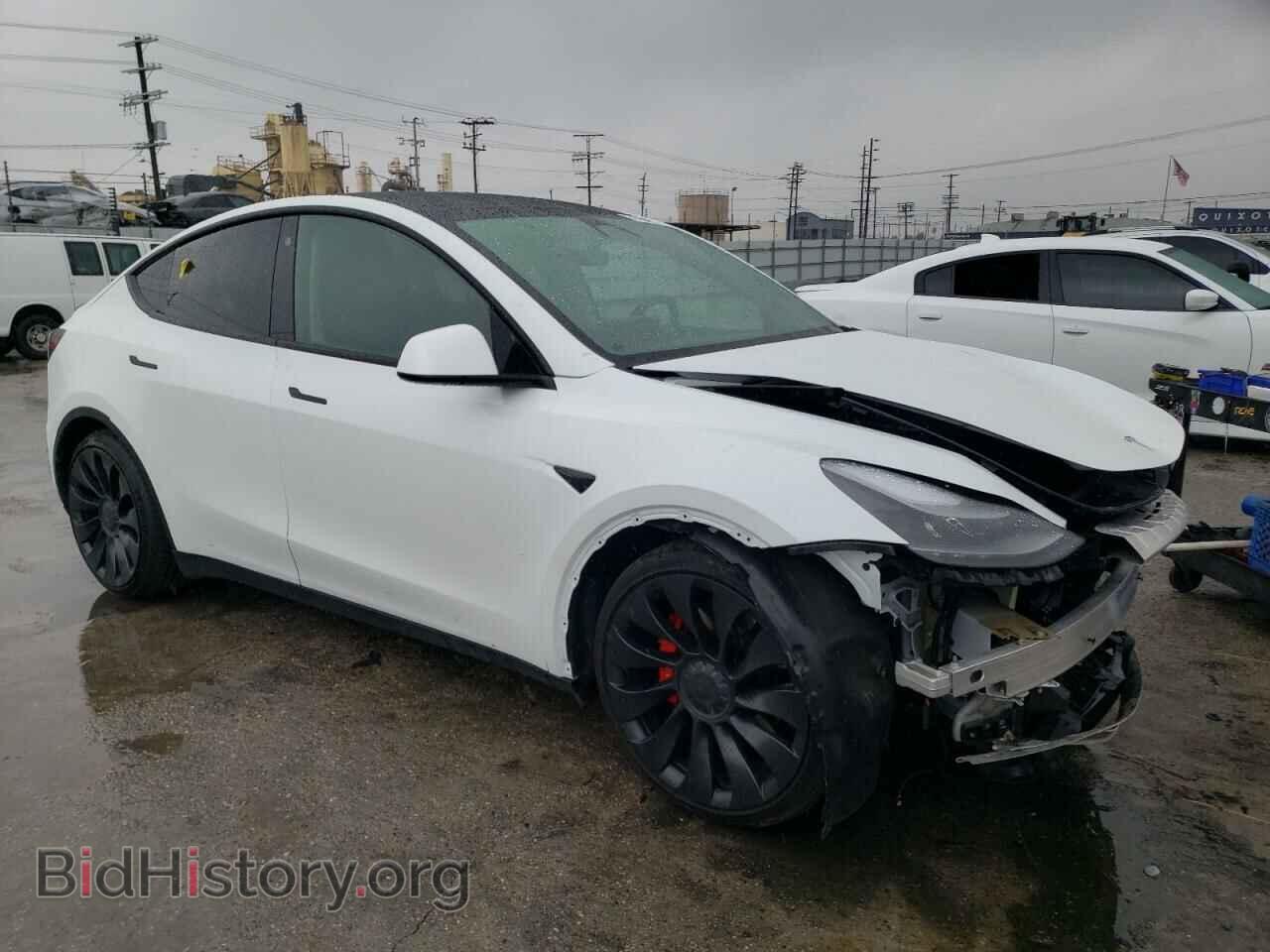 2022 TESLA MODEL Y - VIN: 7SAYGDEF0NF405211 - Фото 4