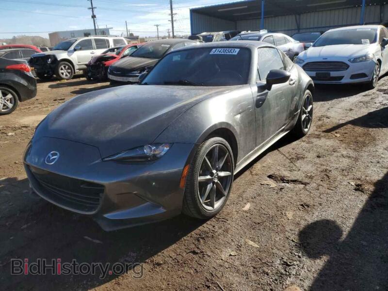 2017 Mazda MX5 Grand Touring (VIN JM1NDAM72H0101432) — фото 1 из 12, Copart, повреждение: задняя часть