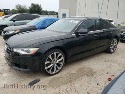 2013 Audi A6 Premium Plus, черный — VIN WAUGFAFC7DN105340, Copart
