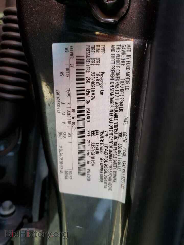 2016 FORD FOCUS - VIN: 1FADP3L95GL354815 - Photo 12