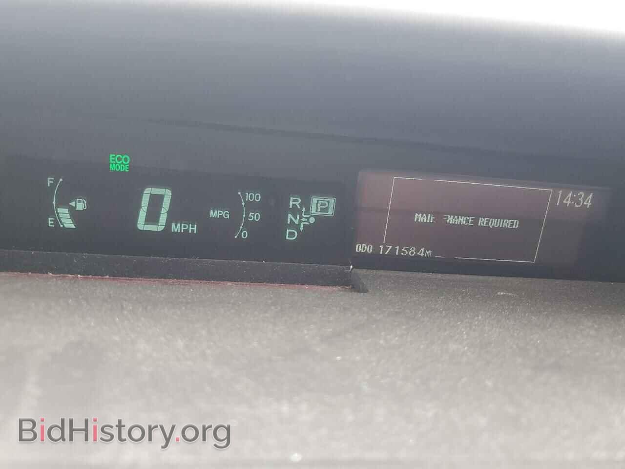 2012 TOYOTA PRIUS - VIN: JTDKN3DU2C5534407 - Фото 9