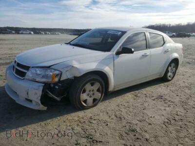 2010 Dodge AVENGER SXT, white — VIN 1B3CC4FB9AN117425, Copart