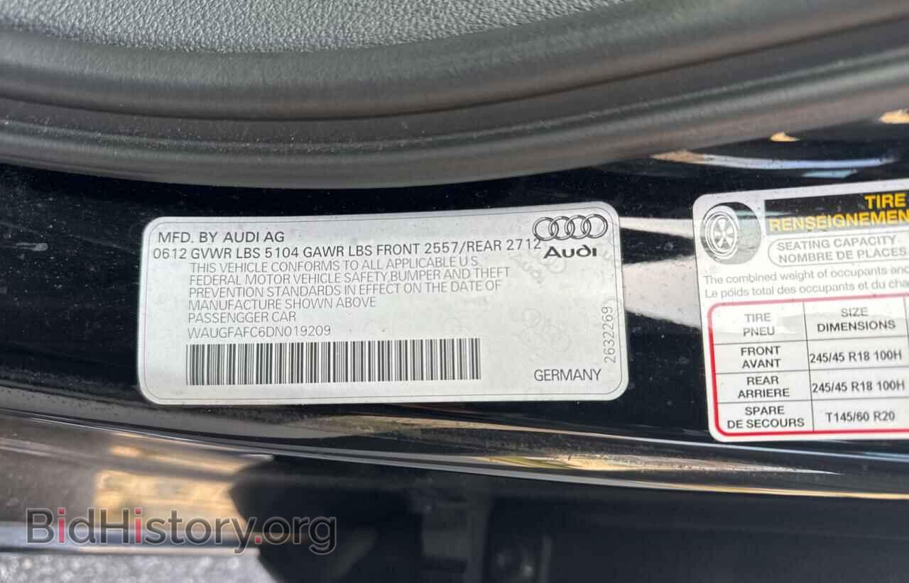 2013 AUDI A6 - VIN: WAUGFAFC6DN019209 - Фото 10