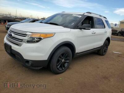 2014 Ford EXPLORER XLT, white — VIN 1FM5K8D86EGA40382, Copart