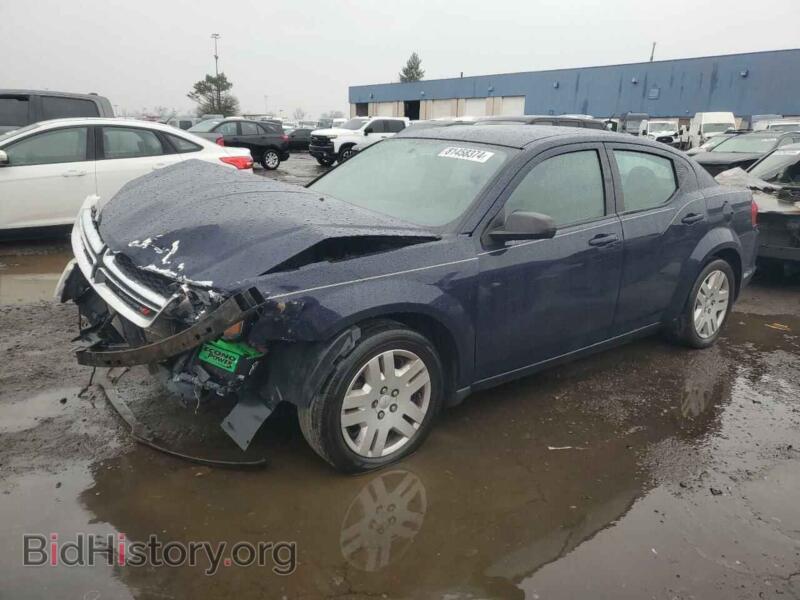 2014 Dodge AVENGER SE (VIN 1C3CDZAB8EN173625) — photo 1 of 12, Copart, damage: front end