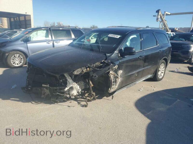 2015 Dodge DURANGO SXT (VIN 1C4RDJAG2FC101514) — photo 1 of 14, Copart, damage: front end