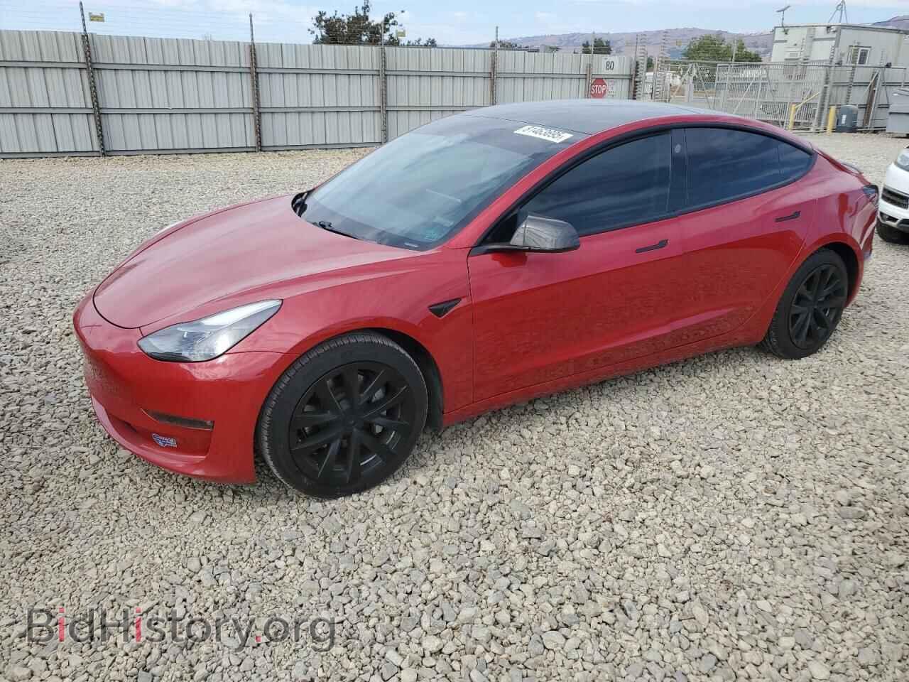 Photo 5YJ3E1EB9MF875454 - TESLA MODEL 3 2021
