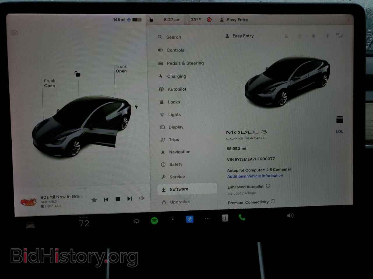 2017 TESLA MODEL 3 - VIN: 5YJ3E1EA7HF000077 - Photo 9