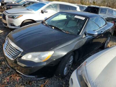 2013 Chrysler 200 Limited, black — VIN 1C3BCBFG7DN758771, Copart