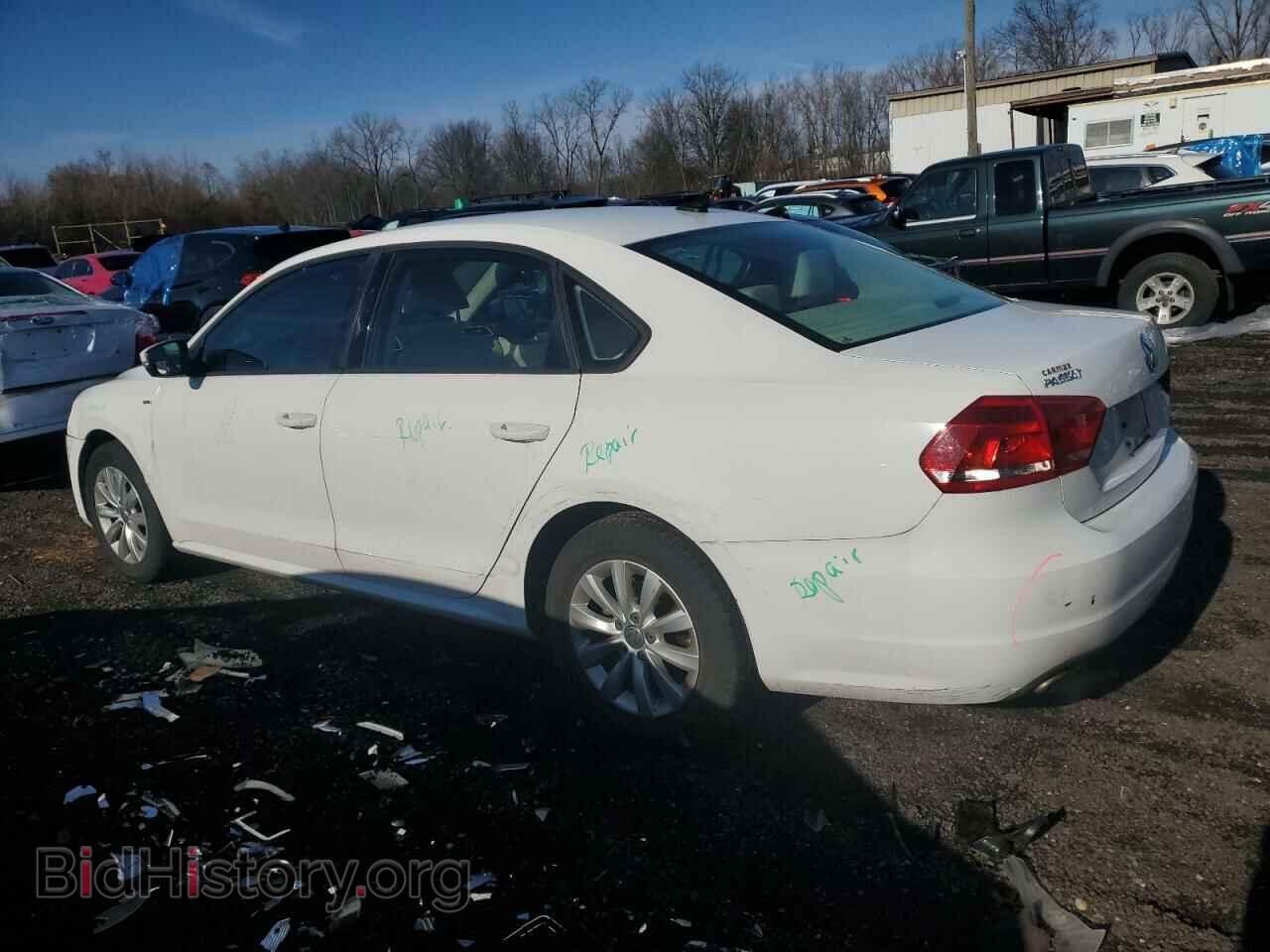 2014 VOLKSWAGEN PASSAT - VIN: 1VWAT7A31EC115609 - Фото 2
