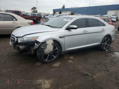 2014 Ford TAURUS SEL, серебристый — VIN 1FAHP2E87EG125428, Copart