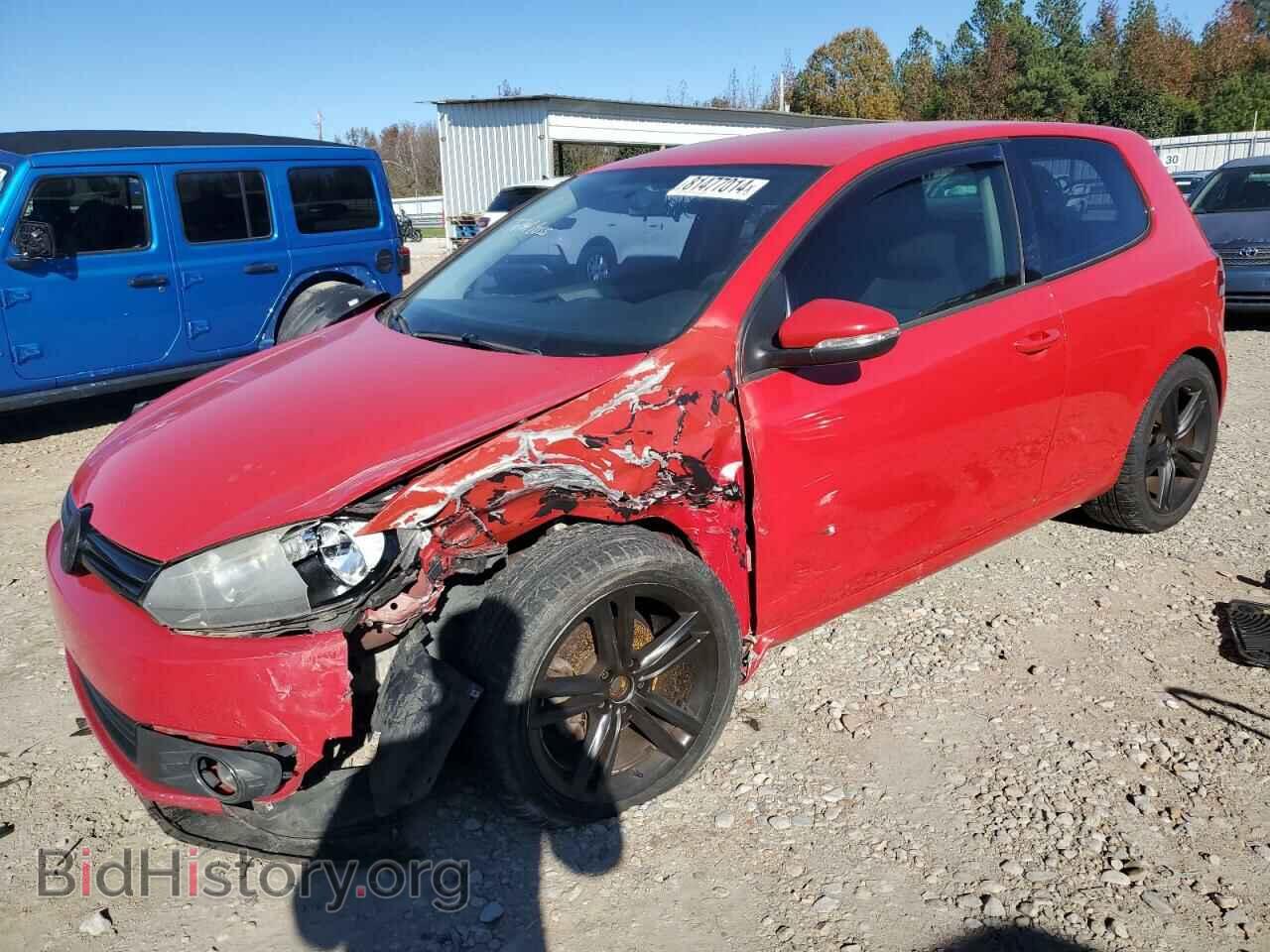 Photo WVWBB7AJ1CW234149 - VOLKSWAGEN GOLF 2012