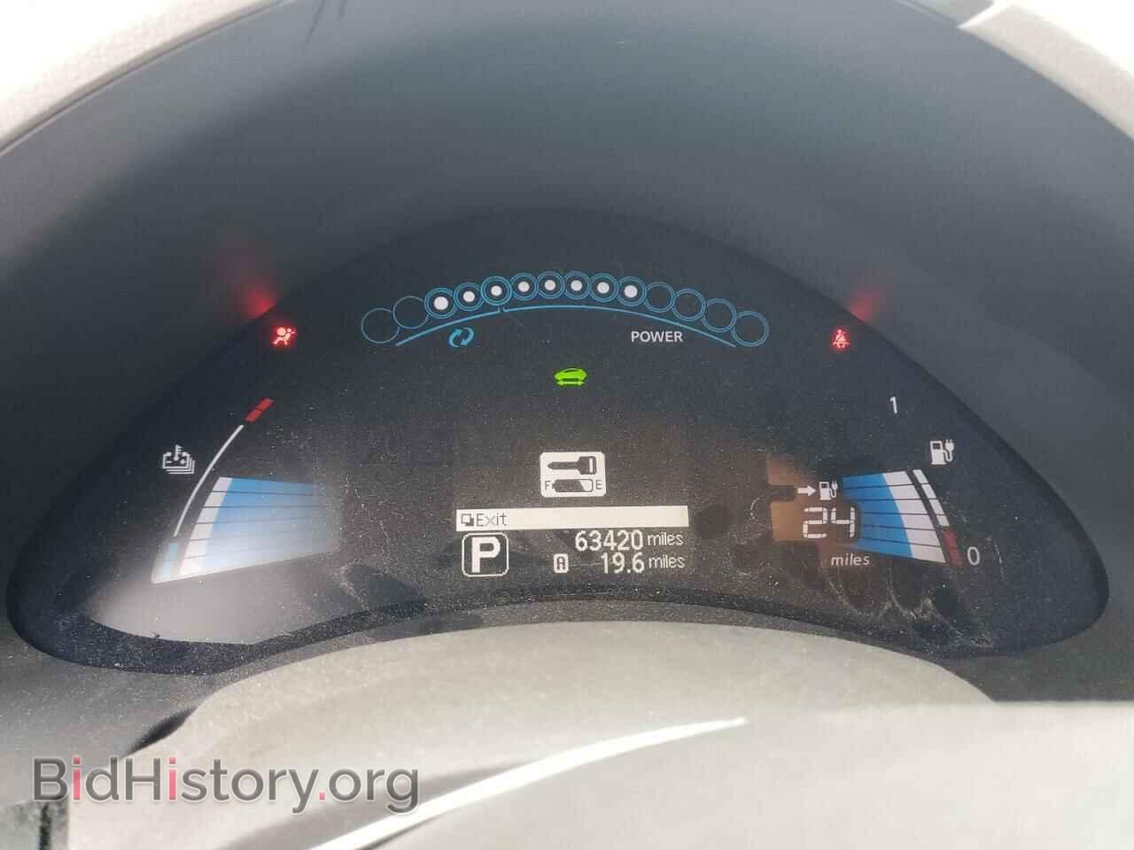 2012 NISSAN LEAF - VIN: JN1AZ0CP1CT023733 - Фото 9