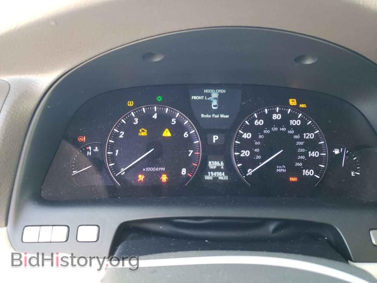 2009 LEXUS LS460 - VIN: JTHBL46F795090913 - Фото 9