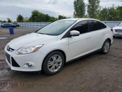 2012 Ford FOCUS SEL, white — VIN 1FAHP3H29CL406311, Copart