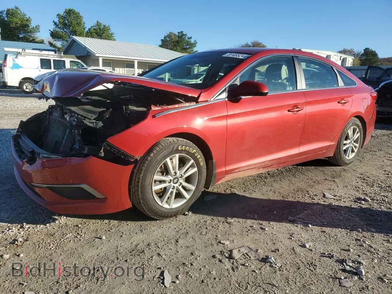 Photo 5NPE24AFXHH537841 - HYUNDAI SONATA 2017