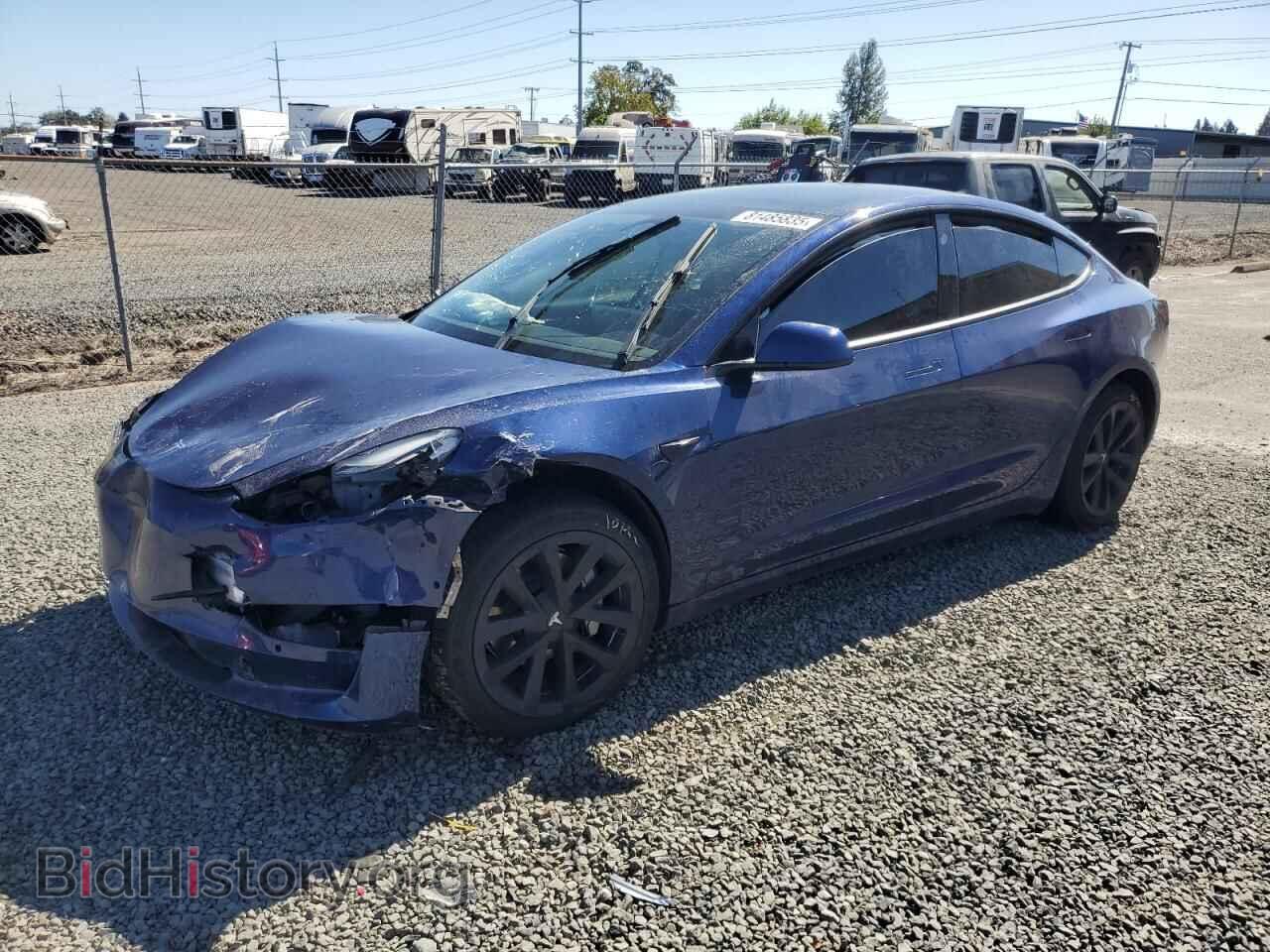 Photo 5YJ3E1EB0NF288447 - TESLA MODEL 3 2022