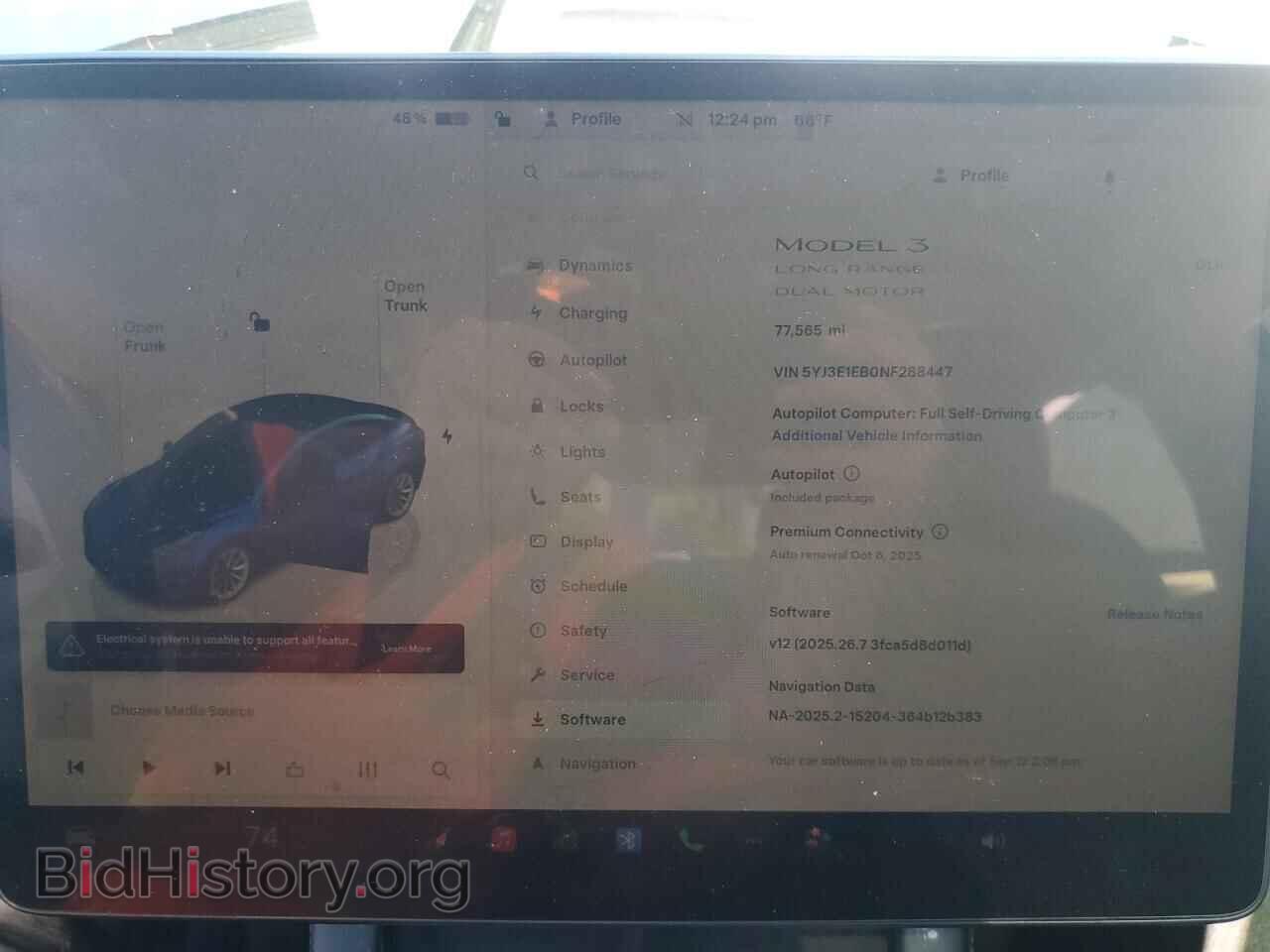 2022 TESLA MODEL 3 - VIN: 5YJ3E1EB0NF288447 - Фото 9