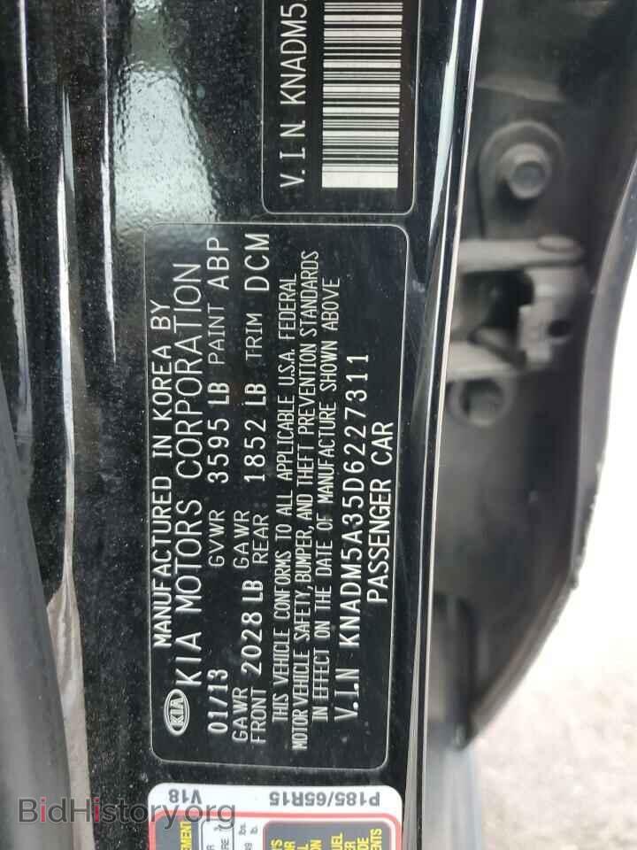 2013 KIA RIO - VIN: KNADM5A35D6227311 - Фото 12