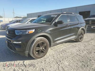 2023 Ford EXPLORER XLT, black — VIN 1FMSK7DH9PGC12842, Copart