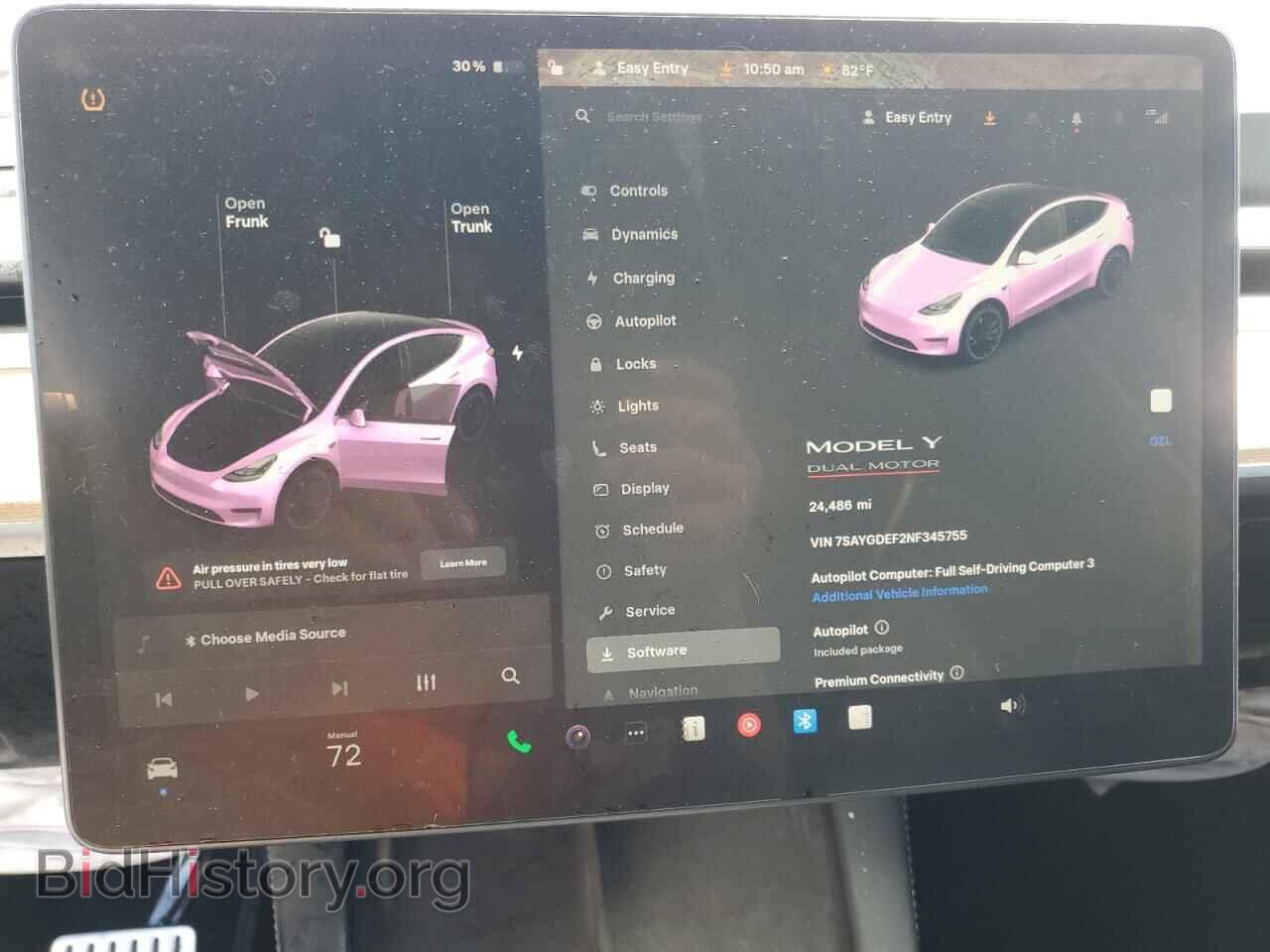 2022 TESLA MODEL Y - VIN: 7SAYGDEF2NF345755 - Photo 9