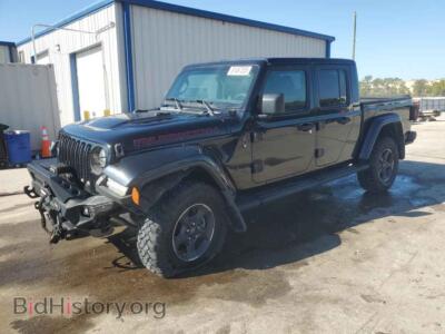2023 Jeep GLADIATOR Rubicon, черный — VIN 1C6JJTBG9PL538614, Copart